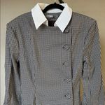 House Of CB  LEONI Brown Puppytooth Check Bodycon Mini Dress NWOT Size L longer Photo 9