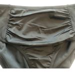 NWT! Sonnet Shores Shirred Front Women's High Waist Bikini Swimsuit Bottoms Sz 8 Black Photo 3