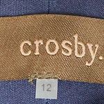 Crosby Blue Belted Culotte Dress Pants Size 12 Photo 1