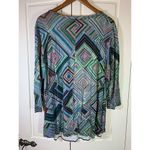 Salaam‎ Top Women's 2X Coastal Grandma Festival Hippie Stretch Comfort Office Size XXL Photo 2
