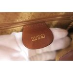 Gucci Brown Leather Backpack with Bamboo Photo 11