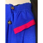 carole little Colorblock Lightweight Merino Wool Blazer Jeweled Buttons NWT Sz 4 Photo 2