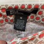 89th and Madison 🧚‍♂️ Printed Preppy Pants Size 16 NWT Photo 2