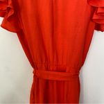 MSK Jumpsuit Orange Crop Wide Leg M Size M Photo 7
