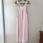 Halara  Pink and White Striped Wide Leg Jumpsuit Photo 5