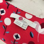 Boden Lily Jersey Faux Wrap Floral Print Midi Dress Pop Peony Meadow Cottagecore Red Size 2P Photo 5