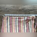 Free People  Aubrey Sarong Skirt Striped‎ Printed Wrap Tie Cotton Midi size 10 Photo 5