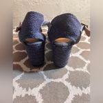 Castaner Blue Denim Espadrille Wedge Shoes made in Spain summer business casual Size 7 Photo 5