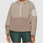 Outdoor Voices Wool MegaFleece 1/2 Zip Pullover Hoodie in Oatmeal Photo 1