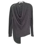 all saints black darina wrap cardigans size 2 Photo 3