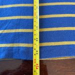 Jones New York  Mustard and Blue Striped Long Sleeve Top Photo 6