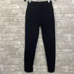 ASOS Black High Rise Split Hem Jeans Photo 4