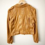 Jaase | Jodi Moto Biker Style Jacket Asymmetrical Zip Embroidered | Medium Photo 6