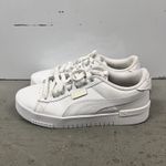 Puma Women's White Leather Low Top Sneakers Lace Up Casual Street Shoes US 9 Photo 2