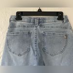 Wit + Wisdom Wyatt 'Ab'Solution Skyrise LIGHTWASH Wide Leg Jeans, Raw Hem;size 6 Blue Photo 5