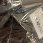 NWT  motelrocks koza satin black tie back bodice top xs Photo 3