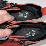 ARA High Soft Dover Rubin Red Leather Ankle Boots Women 5.5 Lace Up Side Zip Photo 8