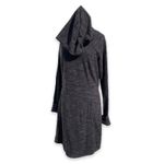 Athleta Womens Dress Size Small Power Down Hooded Black Heather Gray Photo 2