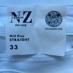 Nic+Zoe Ankle Straight Leg Jeans, Color is Canvas, Size 33, NWT Photo 6