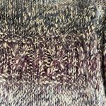 Lucky Brand Marbled chunky knit crocheted layering open sweater with pockets and fringe Photo 7