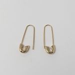 BaubleBar NWT Sugarfix by  Gold-Tone Safety Pin Threader Earrings Women's Photo 3