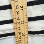 Uniqlo Striped Bra Tee Shirt Women Size L Black White Cotton Spandex OLDSTOCK Photo 4