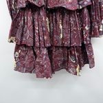 Ulla Johnson Ulla Jonson Lola Dress Long Sleeve Ruffle Tiered Skirt in Heliotrope Sz 2 Photo 4