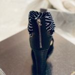 Donald Pliner NIB! Donald & Lisa Pliner Signature B&W+Python Leather High Platform Sandals 8.5 Photo 5