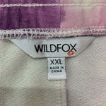 Wildfox Tie Dye Stars Purple Long Sleeve Top and Shorts Set Size XXL Photo 9