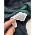 Old Navy Women's Green Navy Plaid Classic Fit Long Sleeve Button Up Shirt Size S Photo 5