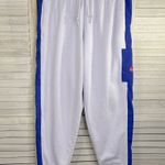 Nike Women's Cotton Drawstring Jogging Pants Light Purple w Dark Contrast-Large Photo 0