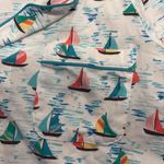 BedHead Size Large Sailboat Shorty Pajamas Shirt White Photo 2