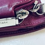 Perlina Dark pink  leather shoulder bag Photo 10