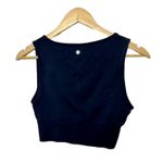 Yogalicious Navy Blue Cropped Active Sleeveless Top Size Medium Photo 4