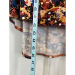 LuLaRoe Shirt Dress Black/Orange Floral High/low Midi Size XL Short Sleeve Photo 2