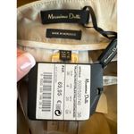 Massimo Dutti NWT  Wide Cuffed Legged Trouser Pants cotton size 4 Photo 4