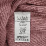 Ba&sh  Hoa Ruffle Collar Blush Pink Sweater Wool Mohair Blend 1E22HOA Size Medium Photo 5