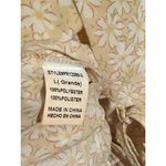 Paper Moon Yellow Floral Romper, size Large Photo 5