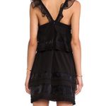 J.O.A. Ruffled Layer Black Dress Photo 1