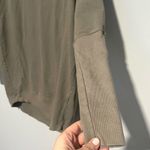 Anthropologie T. La Olive Army Green Long Sweatshirt Size S Photo 7