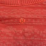 Lululemon Rest‎ Less Pullover Heather Electric Coral Long Sleeve Size 4 Red Photo 5