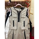 Dolce & Gabbana Lace Cotton Military Tan & Black Fitted Dress Size 44 / Medium Photo 14