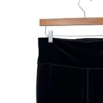 Athleta Black Elation Velvet Flare Pants Sz L Photo 1