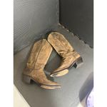 Justin Boots Justin L4935 Bay Apache Western Cowboy Boots Women's Leather Size 5.5 C Wide Photo 3