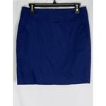 Ann Taylor Navy Blue Mini Pencil Career Casual Or Dress Skirt Size 4 Photo 1