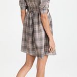 NWT En Saison Plaid Organza Babydoll Mini Dress XS Photo 8