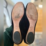 Talbots  Black Velvet & Grey Rhinestone Ballet Flat Photo 6