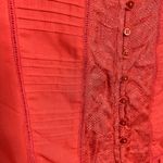 Silver Jeans Co Orange Peasant Blouse Photo 5