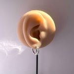 CZ Cubic Zirconia Silver Hoop Earrings for Women Photo 4