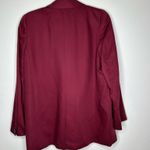 Madewell  Drapeweave Caldwell Double-Breasted Blazer Cabernet Size Medium Photo 6